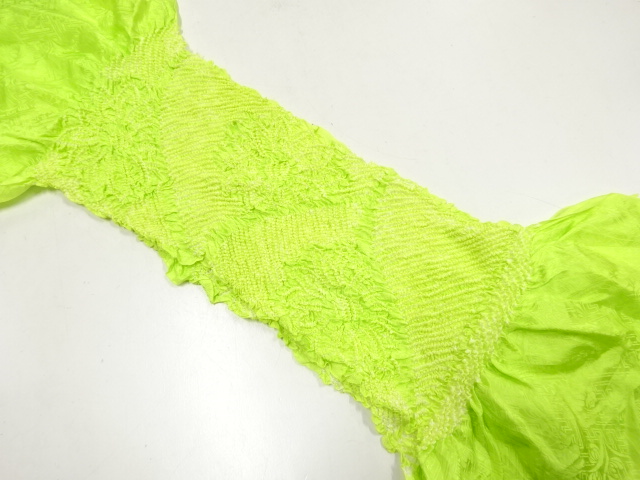 正絹　絞り　帯揚げ